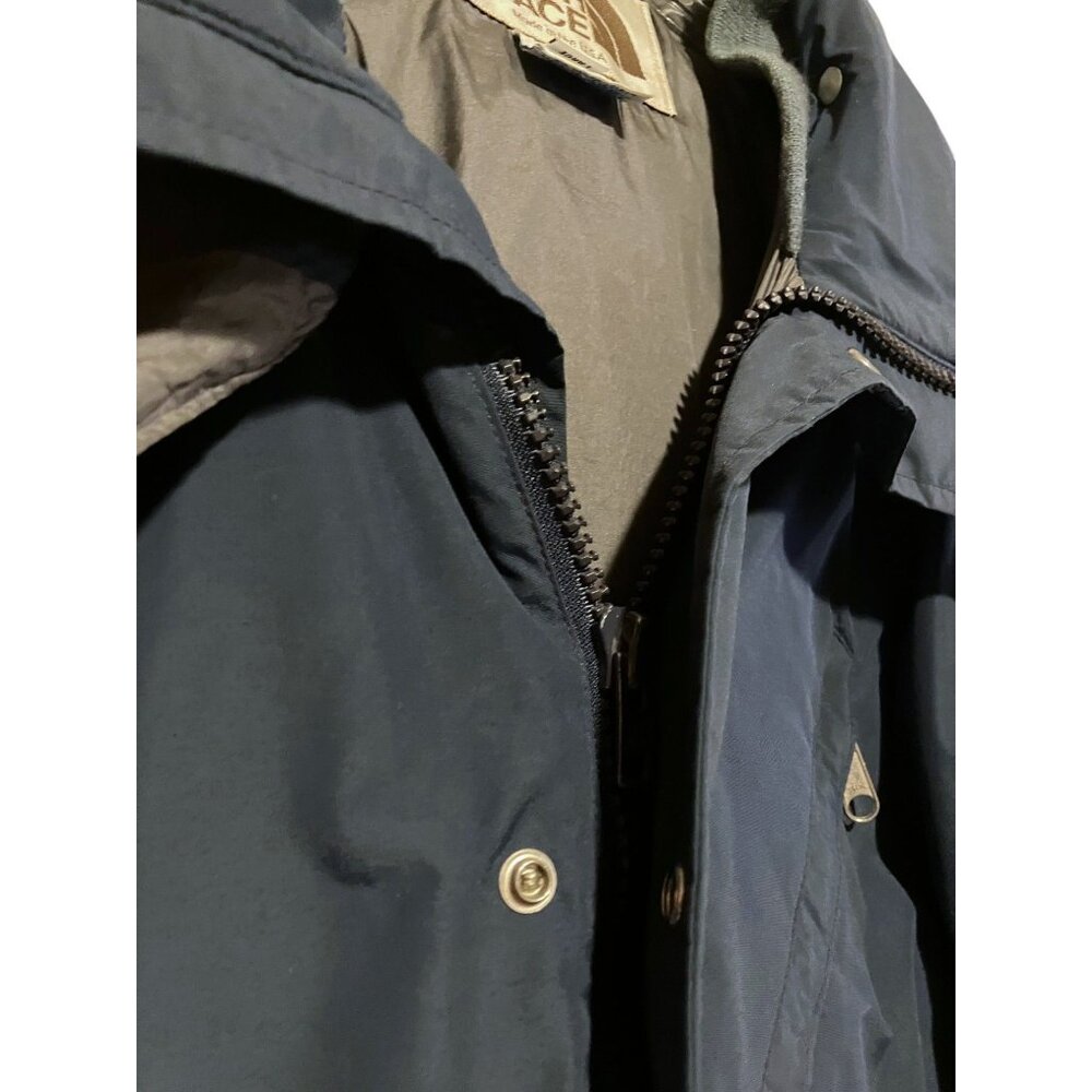 Vintage North Face Mens Jacket L Goretex Rain Full Zip Hooded Brown Label USA - Picture 5 of 15